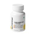 Curcumin 95% + Piperine Capsules — Joint & Antioxidant Support | 60 Veg Capsules