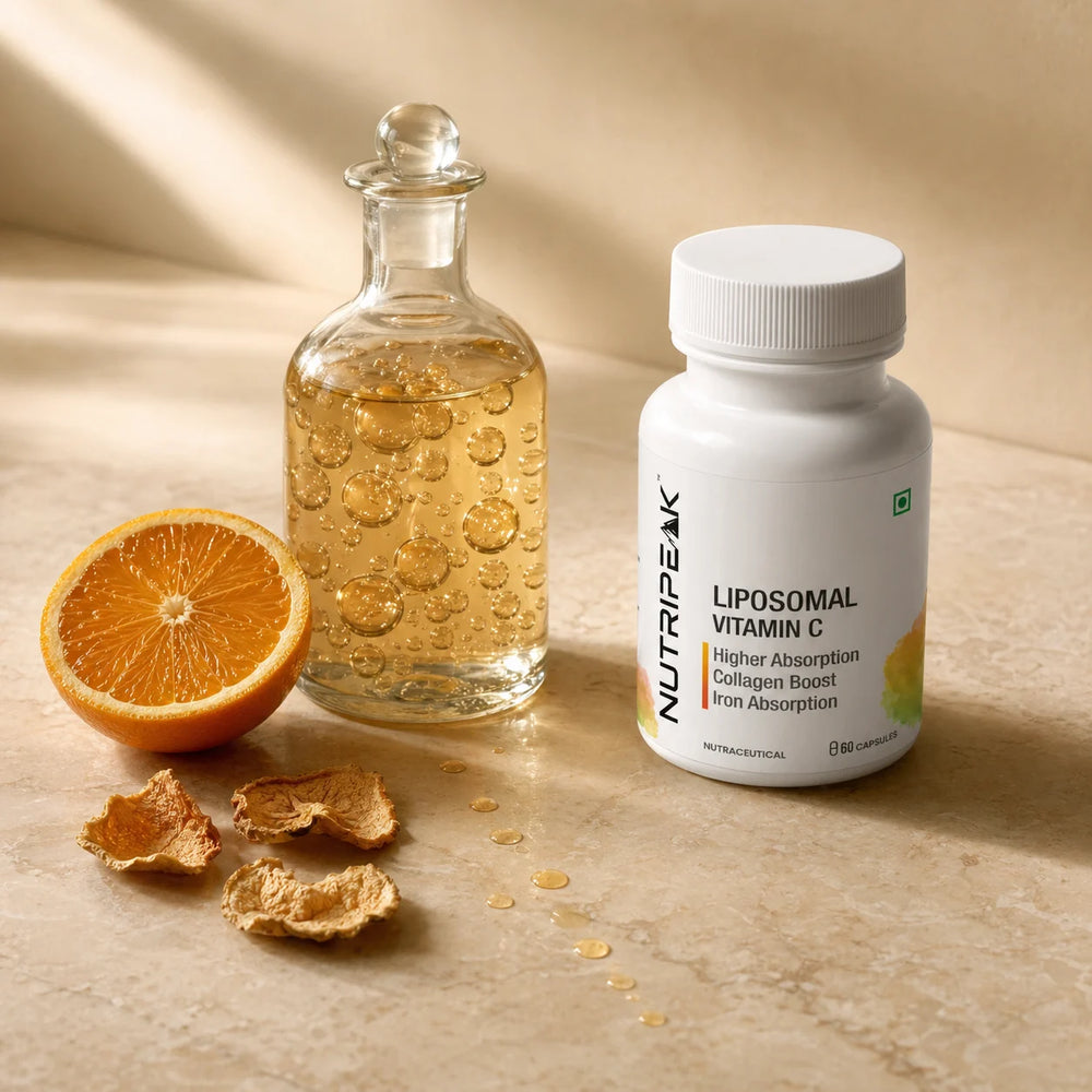 Liposomal Vitamin C Capsules — Higher Absorption Immune & Collagen Support | 60 Veg Capsules