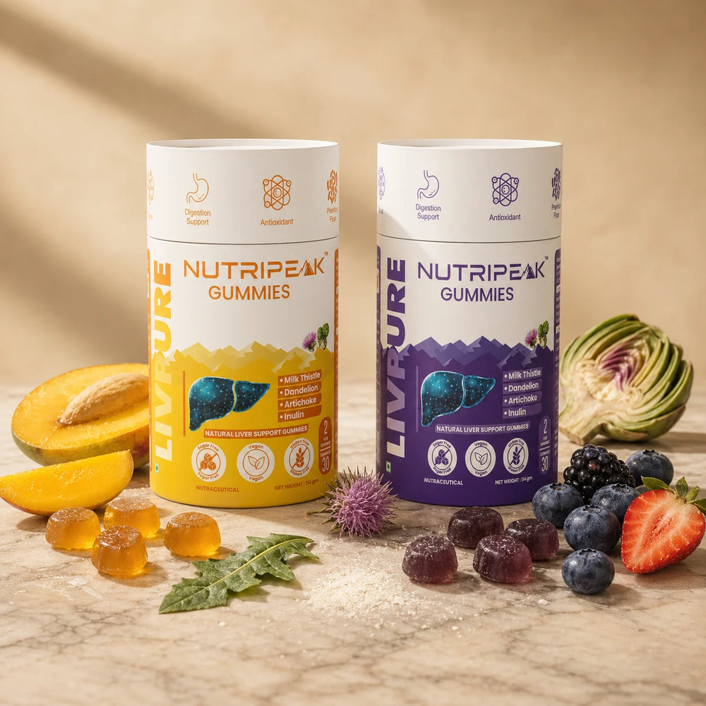 LIVPURE Gummies — Milk Thistle Dandelion & Artichoke | Natural Liver Support | 30 Gummies