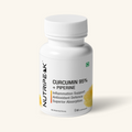 Curcumin 95% + Piperine Capsules — Joint & Antioxidant Support | 60 Veg Capsules