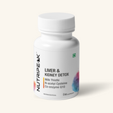 Liver & Kidney Detox Capsules — Milk Thistle NAC & CoQ10 | 60 Veg Capsules
