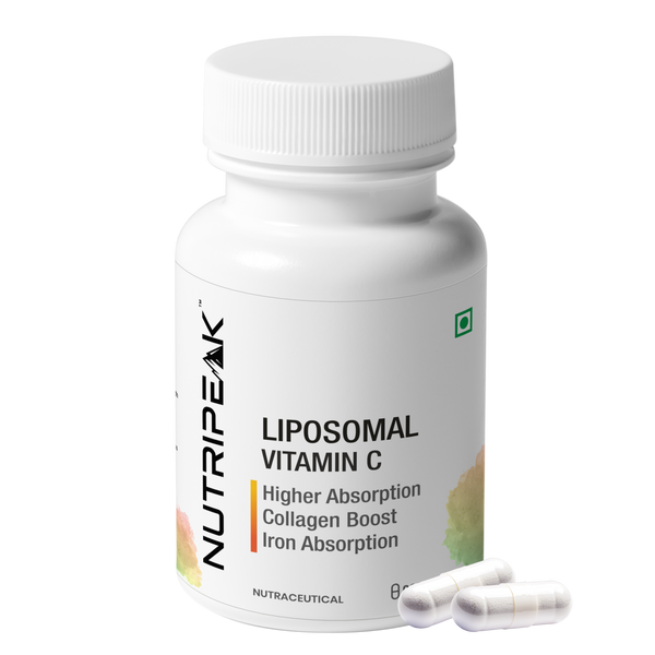 Liposomal Vitamin C Capsules — Higher Absorption Immune & Collagen Support | 60 Veg Capsules