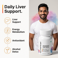 Advanced Liver Detox Capsules — Milk Thistle, NAC & CoQ10 | 60 Veg Capsules