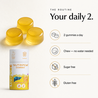 How to use LIVPURE gummies — chew 2 gummies daily, morning or night