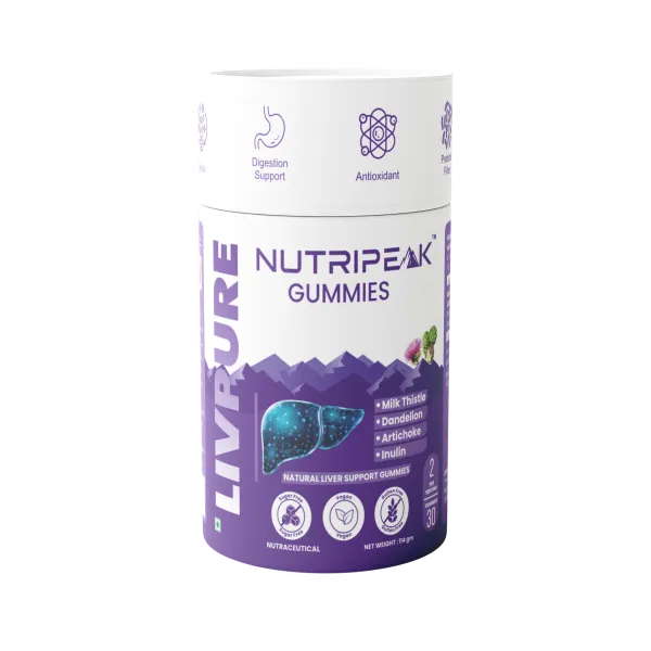 LIVPURE Gummies — Milk Thistle Dandelion & Artichoke | Natural Liver Support | 30 Gummies