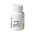 Vitamin D3 + K2 (MK7) Capsules — Bone Health & Calcium Balance | Veg D3 from Lichen | 60 Capsules