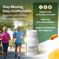 Curcumin 95% + Piperine Capsules — Joint & Antioxidant Support | 60 Veg Capsules