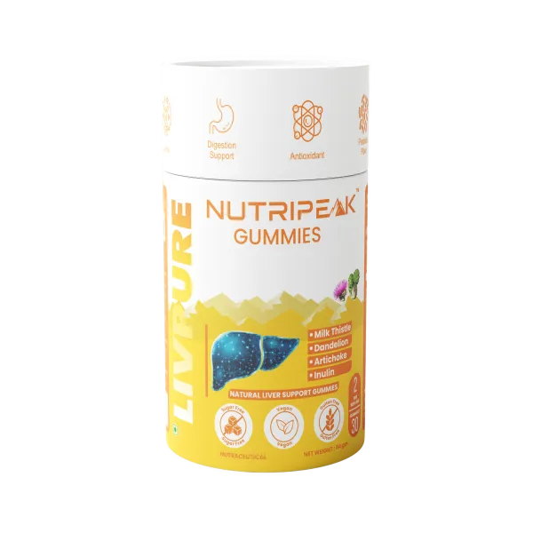 LIVPURE Gummies — Milk Thistle Dandelion & Artichoke | Natural Liver Support | 30 Gummies
