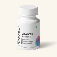 Advanced Liver Detox Capsules — Milk Thistle, NAC & CoQ10 | 60 Veg Capsules