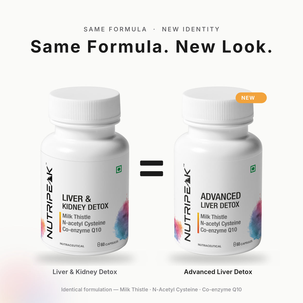 Advanced Liver Detox Capsules — Milk Thistle, NAC & CoQ10 | 60 Veg Capsules