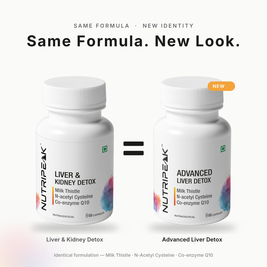 Advanced Liver Detox Capsules — Milk Thistle, NAC & CoQ10 | 60 Veg Capsules