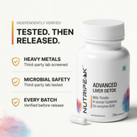 Advanced Liver Detox Capsules — Milk Thistle, NAC & CoQ10 | 60 Veg Capsules