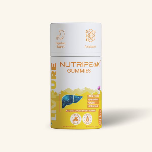 LIVPURE Liver Detox Gummies — Milk Thistle, Dandelion & Vitamin C | 30 Gummies