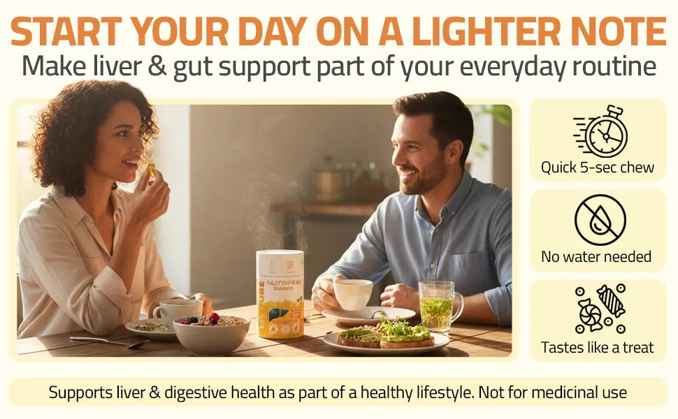 LIVPURE Gummies — Milk Thistle Dandelion & Artichoke | Natural Liver Support | 30 Gummies
