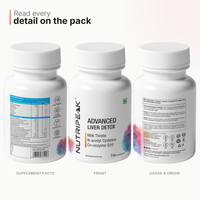 Advanced Liver Detox Capsules — Milk Thistle, NAC & CoQ10 | 60 Veg Capsules